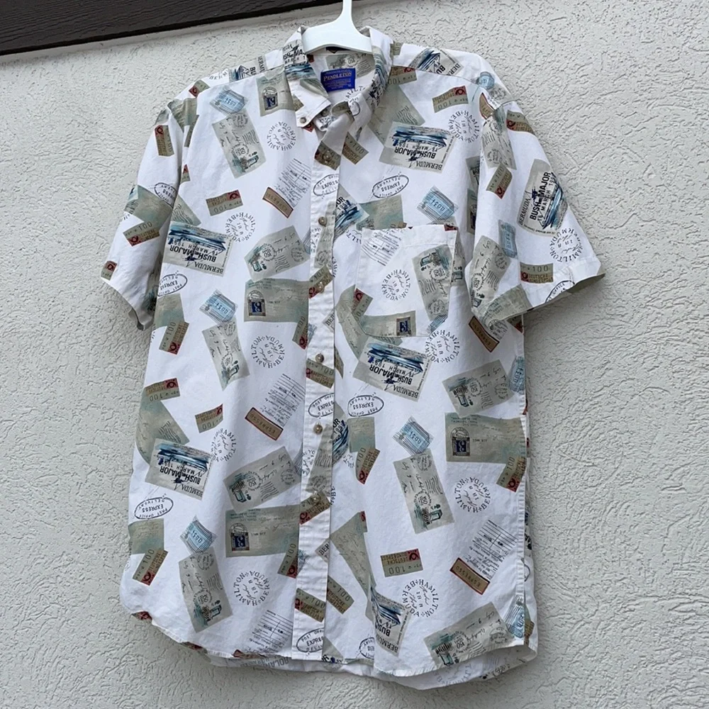 Pendleton shirt Biscayne Bermuda Travel Sailing - Picture 1 of 6